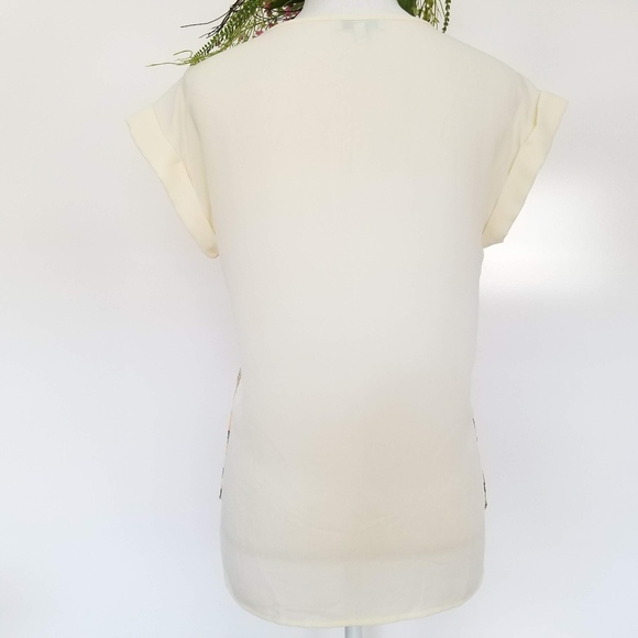 Francesca's Sequinned Top Shirt High Low Size S - Picture 3 of 8